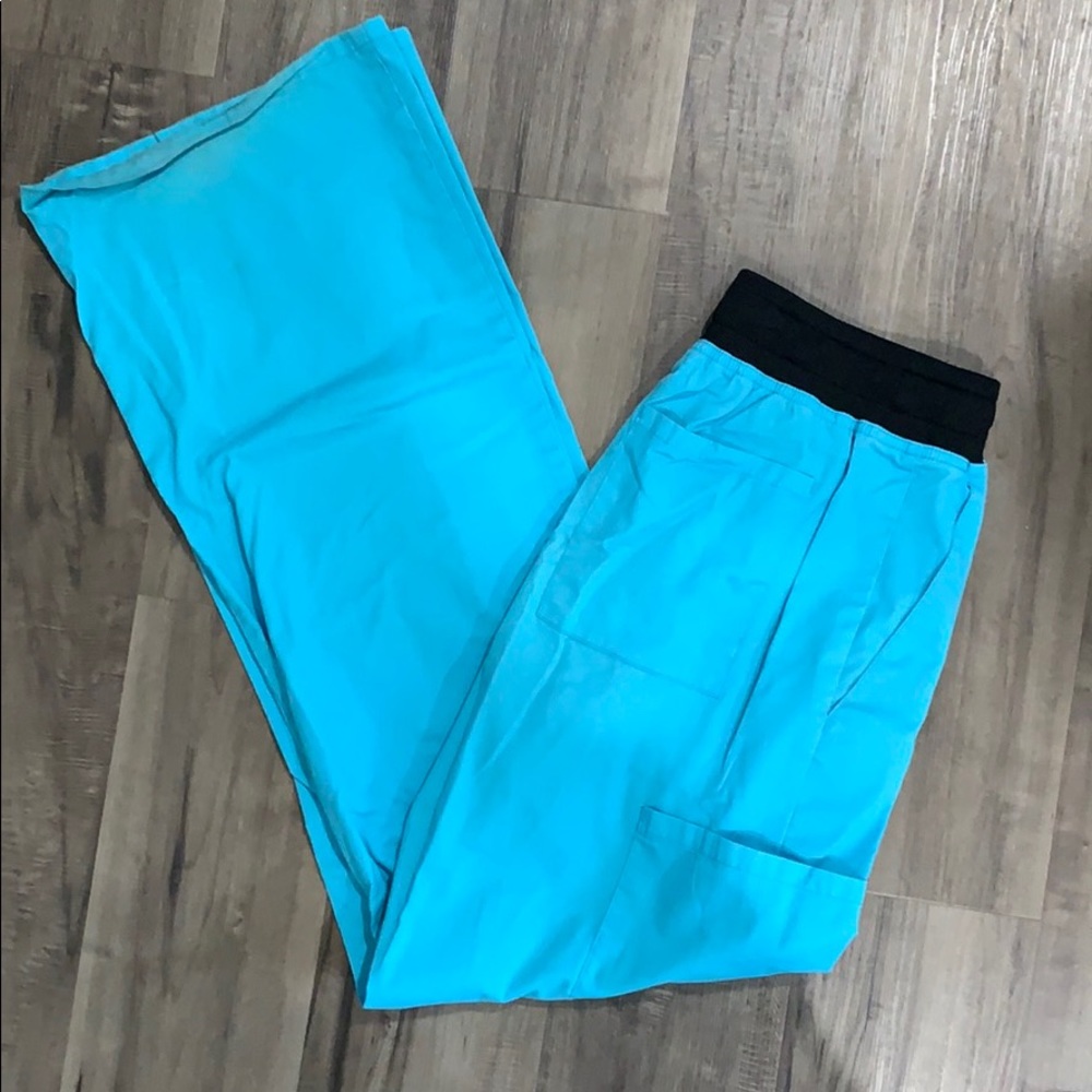 Blue scrubs